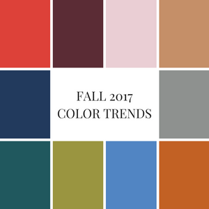 Fall 2017 Color Trends