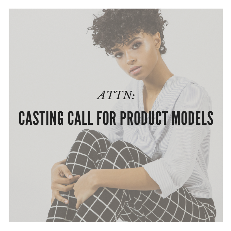 Casting Call for Product Models