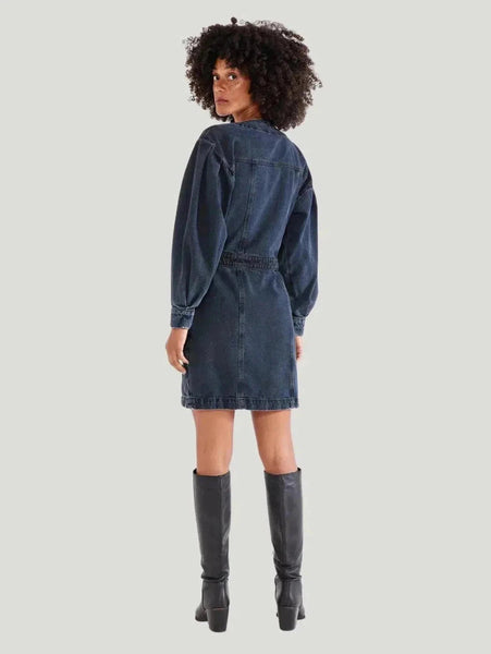 ÉTICA Mira Denim Wrap Dress