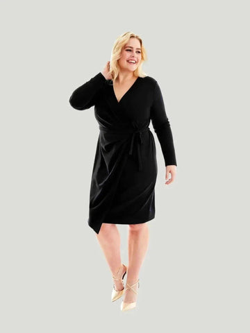 GRAVITAS Alexandra Plus Size Wrap Dress