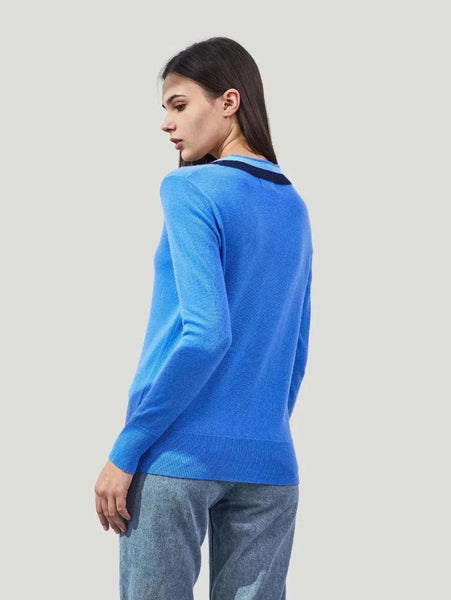 Pissenlit Contrasting Cashmere Sweater