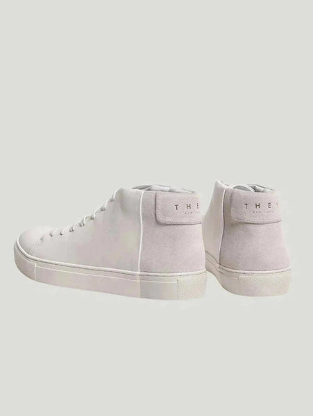 THEY Two Tone Mid Top Sneakers